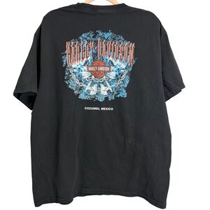 Harley Davidson Cozumel, Mexico black t-shirt XL